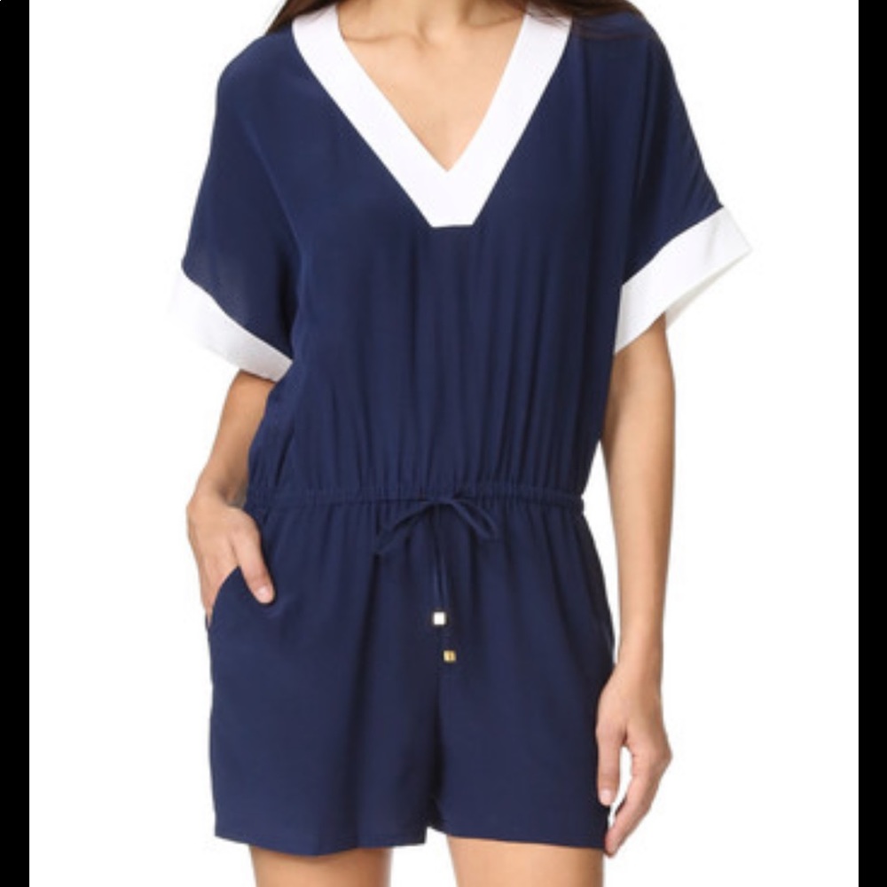Tory Burch Silk Lipsi Romper